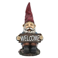 Santa's Workshop 14" Red Hat Welcome Gnome
