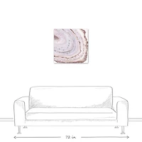 Blush Geode 24" x 24" Canvas Wall Art