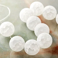 Crystal Crackle Round Beads, 14mm by Bead Landing™