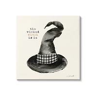 Stupell Industries The Wicked Witch Is In Halloween Canvas Wall Art