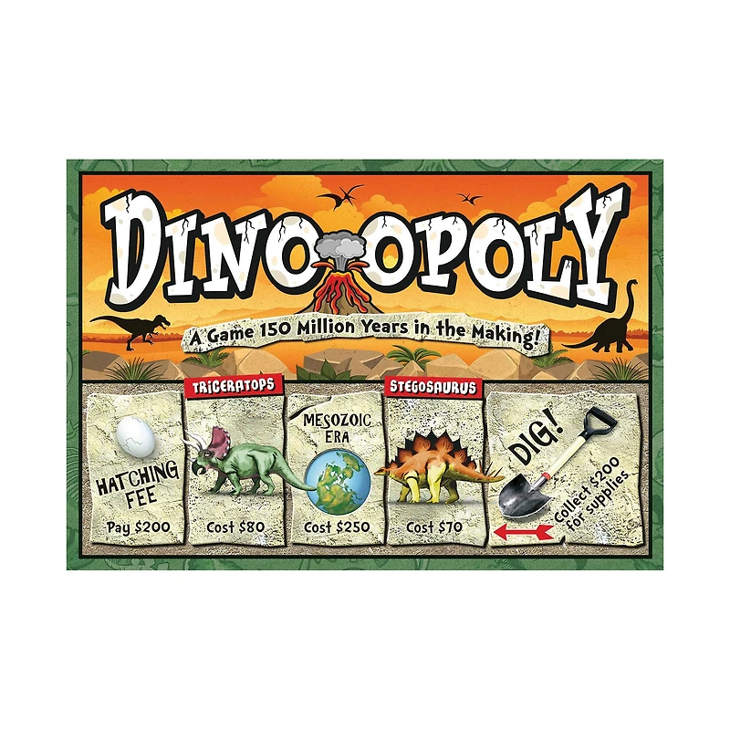 Dino-Opoly Board Game