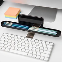 Mind Reader Anchor Collection Black Over Keyboard Shelf