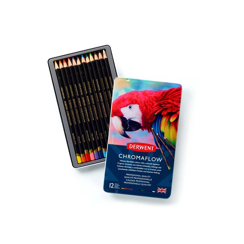 Derwent Chromaflow Pencil Tin Set