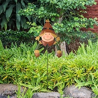 26" Scarecrow Gal Garden Stake