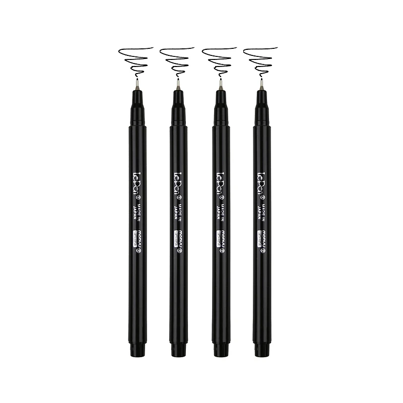 Marvy® Uchida LePen® Extra Fine Black Pens, 4ct.