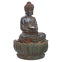 Design Toscano 15" Endless Serenity Buddha Sculptural Fountain