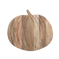 Hello Honey® 15" Natural  Pumpkin Mango Wood Cutting Board