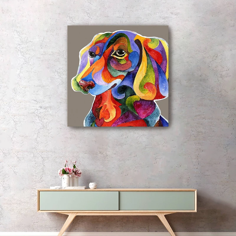 Party Doxy Canvas Giclee