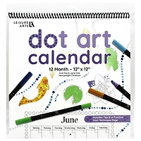 Leisure Arts® Dot Art 12'' x 12'' Calendar