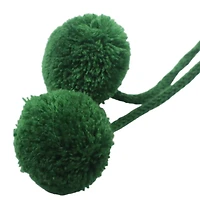 18" Knit Green Stocking with Pom Poms by Ashland®