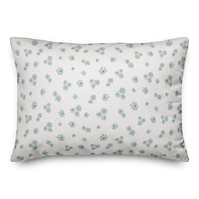 Daisy Pattern Throw Pillow