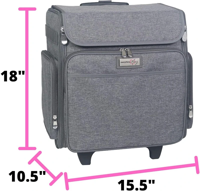 Everything Mary Heather Rolling Craft Bag with Storage