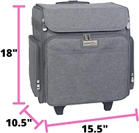 Everything Mary Heather Rolling Craft Bag with Storage