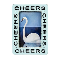 Hello Honey® Stoneware Photo Frame with Cheers Text