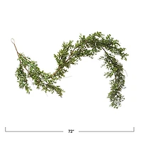 Hello Honey® 6ft. Faux Boxwood Garland