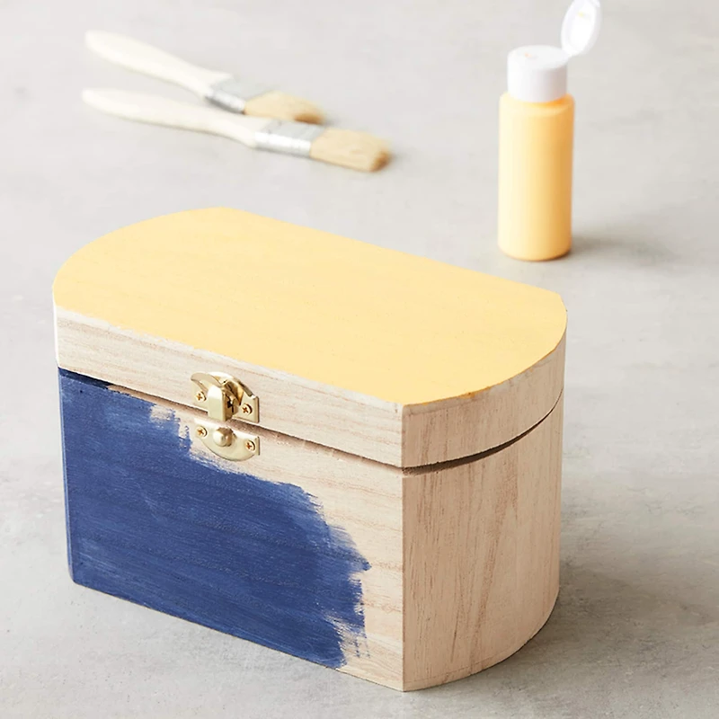 8 Pack: 7.5" Wood Oval Box by Make Market®