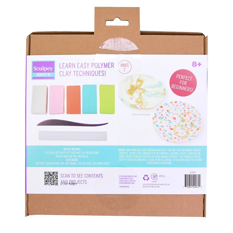 Sculpey III® Oven-Bake Clay Trinket Dish Kit