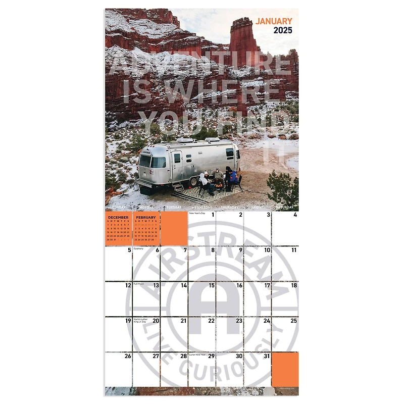 TF Publishing 2025 Airstream Mini Calendar