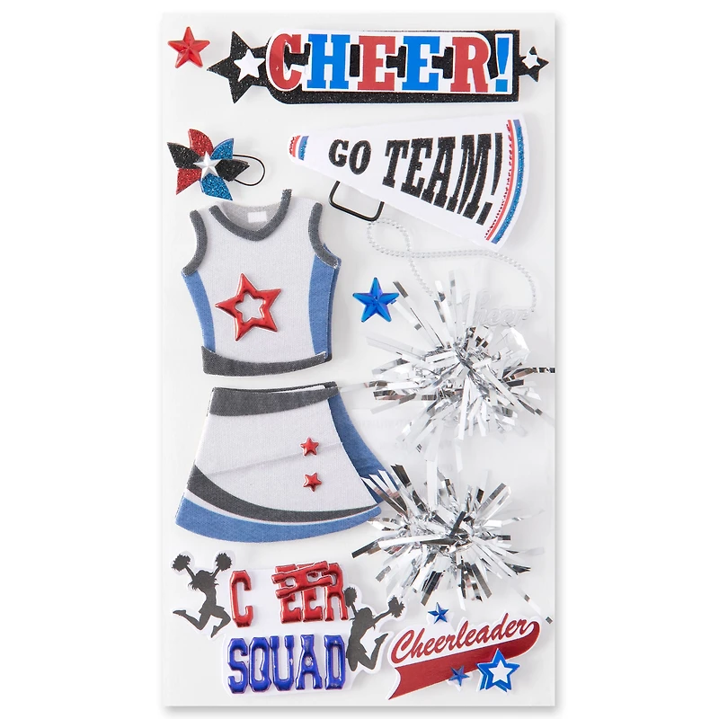 12 Pack: Cheerleading Stickers by Recollections™