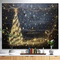 Designart - Sparkling Shining Light Christmas Tree