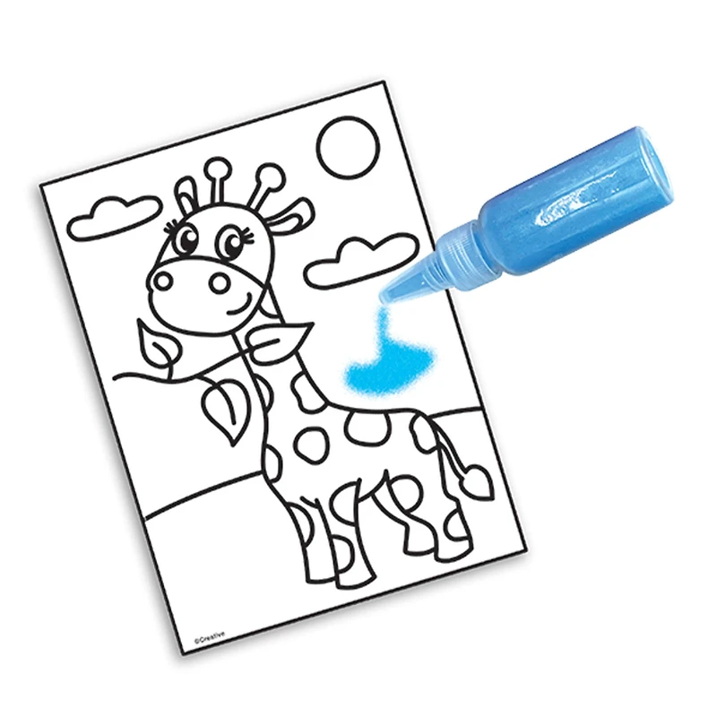 Small World Toys Jumbo Sand Art Animals Kit