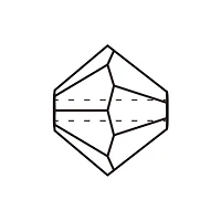 John Bead Preciosa 6mm Czech Crystal Rondelle Beads