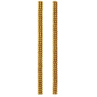 Gold Bumpy Metal Rondelle Beads, 6mm by Bead Landing™