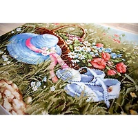 Luca-s Meadow With Poppies Counted Cross Stitch Kit