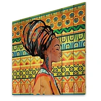 Designart - African American Woman with Turban III