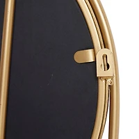 43" Gold Contemporary Metal Wall Mirror