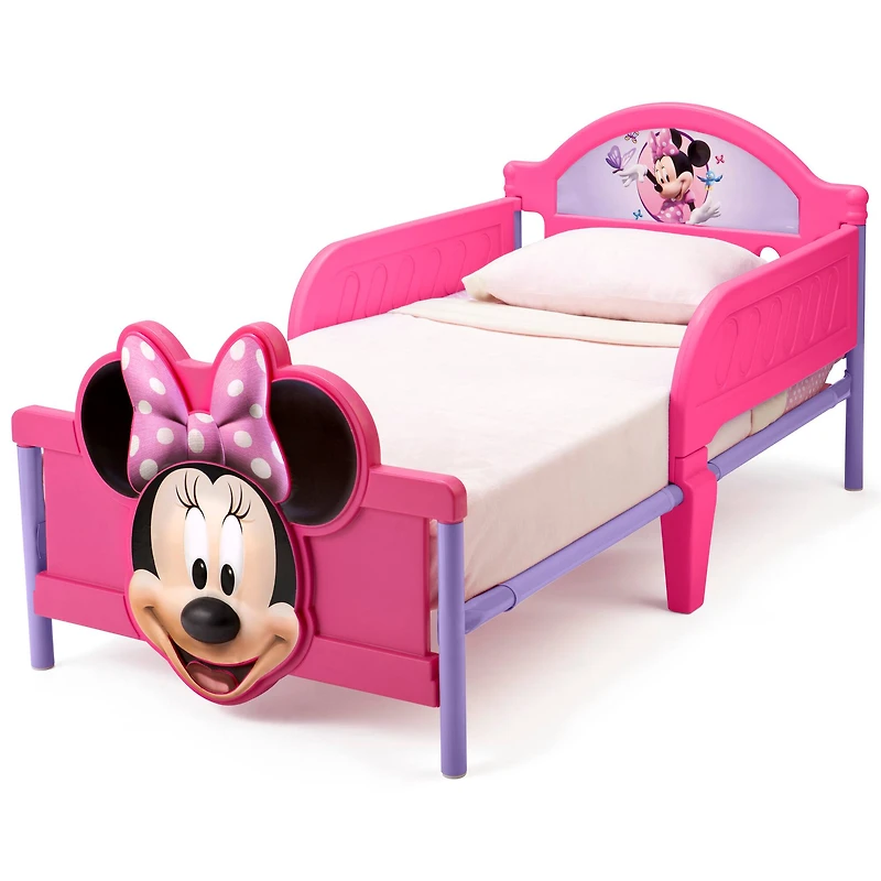 Disney® Minnie Mouse Plastic 3D Toddler Bed