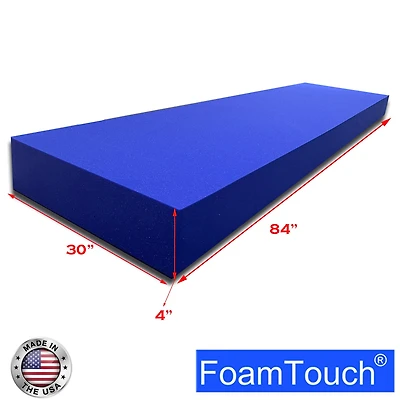 FoamTouch® 4" x 30" x 84" High Density Upholstery Foam