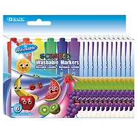 BAZIC® Scented Washable Markers, 12 Packs of 6