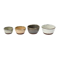 Hello Honey® Stoneware Bowls with Reactive Glaze Finish, 4ct.