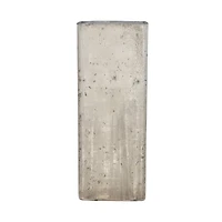 Hello Honey® 11" Silver Crosshatch Textured Mercury Glass Vase