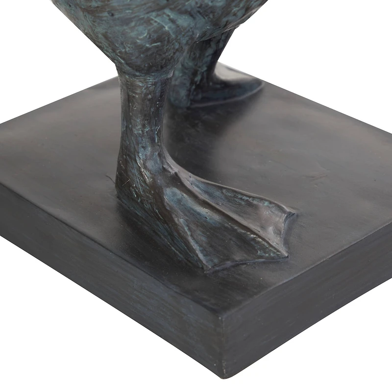 Blue Bird Sculpture Set