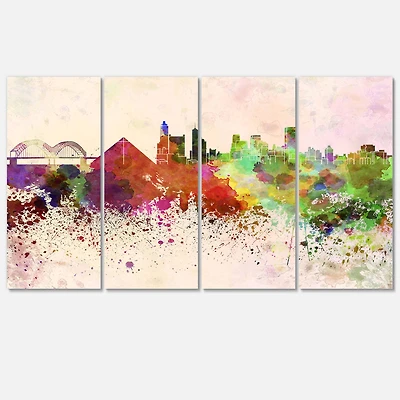 Designart - Memphis Skyline
