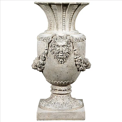 Design Toscano 34.5" The Greek Pan of Olympus Architectural Garden Urn