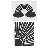 Sun & Rainbow Embossing Folders Set by Recollections™