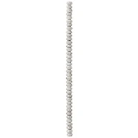 9 Pack: Silver Studded Resin Rondel Beads, 8mm by Bead Landing™