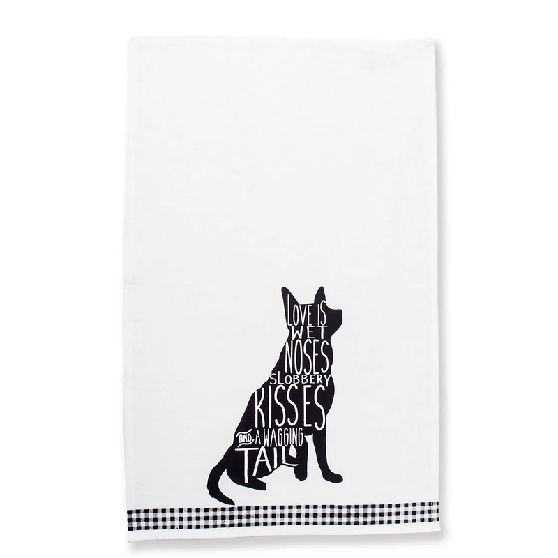 DII® Dog Prints Dishtowel, 2ct.