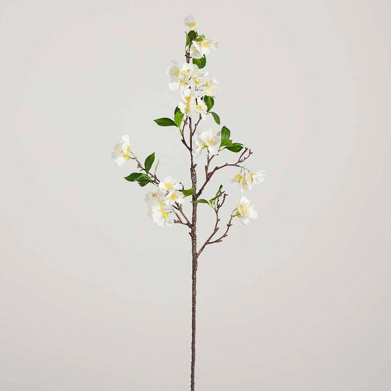 38" White Blossom Flower Stems, 3ct.