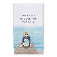 The Ocean is Good for the Soul Tea Towel Set