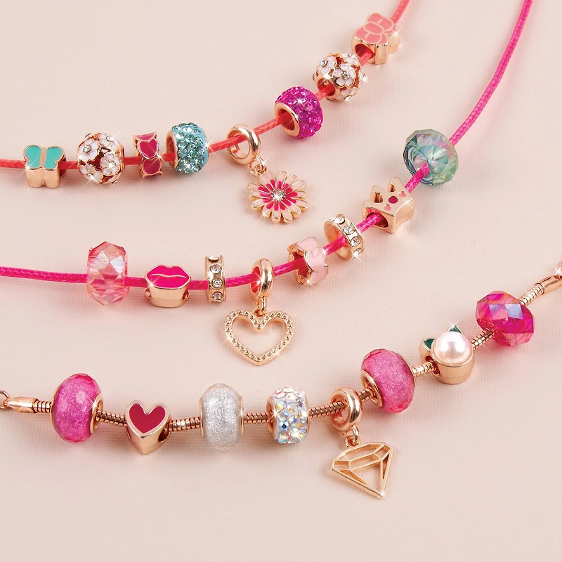Make It Real™ Think Pink Halo Charms Bracelets Kit
