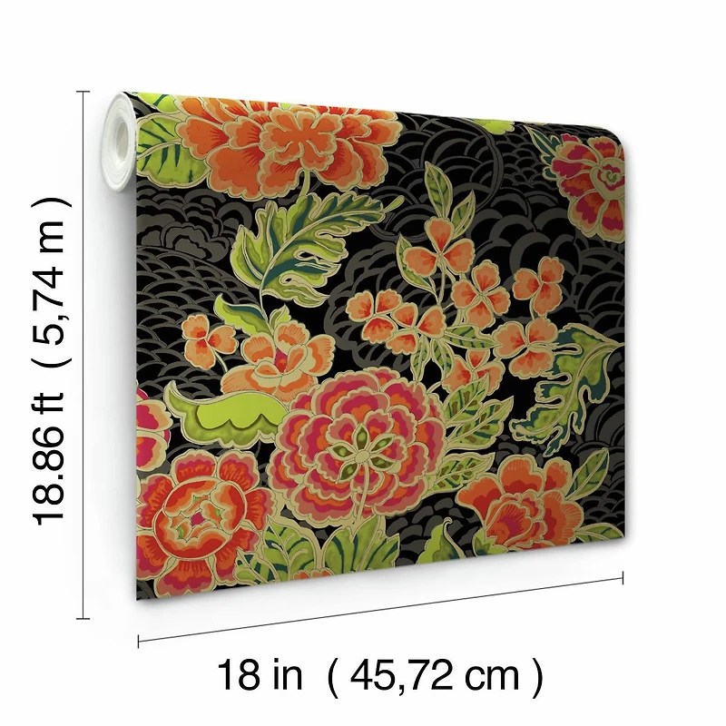 RoomMates Zen Garden Peel & Stick Wallpaper