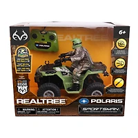 NKOK RealTree 1:8 Scale R/C Polaris Sportsman XP 1000 with Turbo Boost & Rider