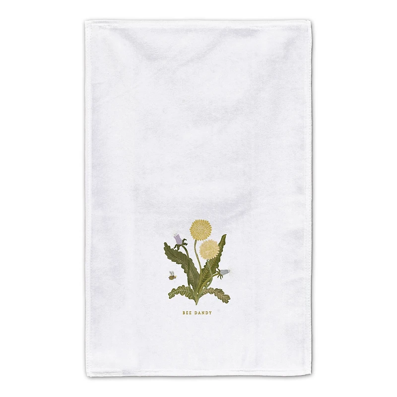 Bee Dandy Dandelion 16" x 25" Tea Towel Set of 2