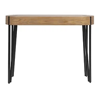 Hello Honey® 46" Astoria Wood Console Table with Metal Hairpin Legs