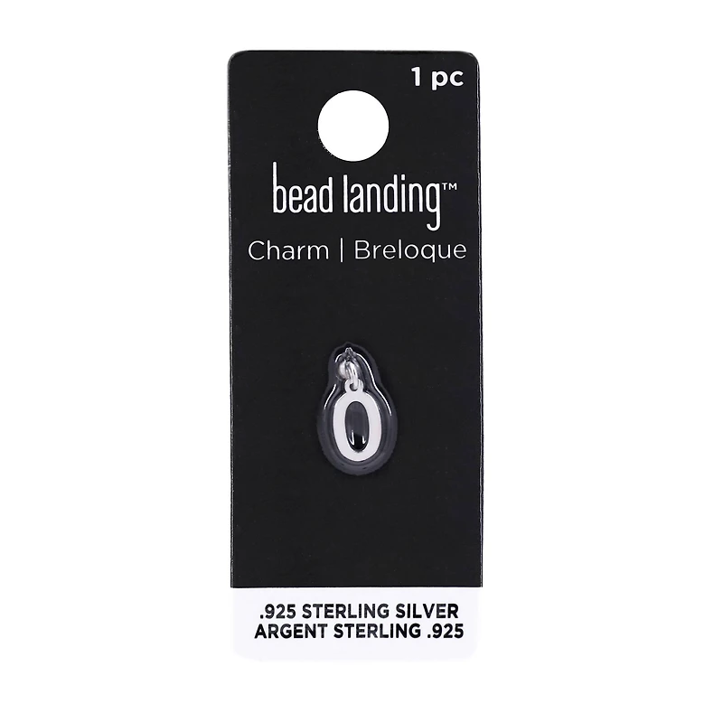 Sterling Silver Number Charm by Bead Landing