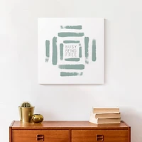 Busy Being Free Canvas Wall Art